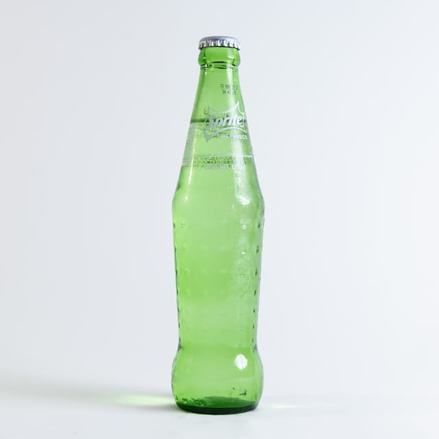 Mexican Sprite Soda 12 Oz Bottle.